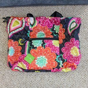 Vera Bradley Ziggy Zinnia Tote in a Pouch